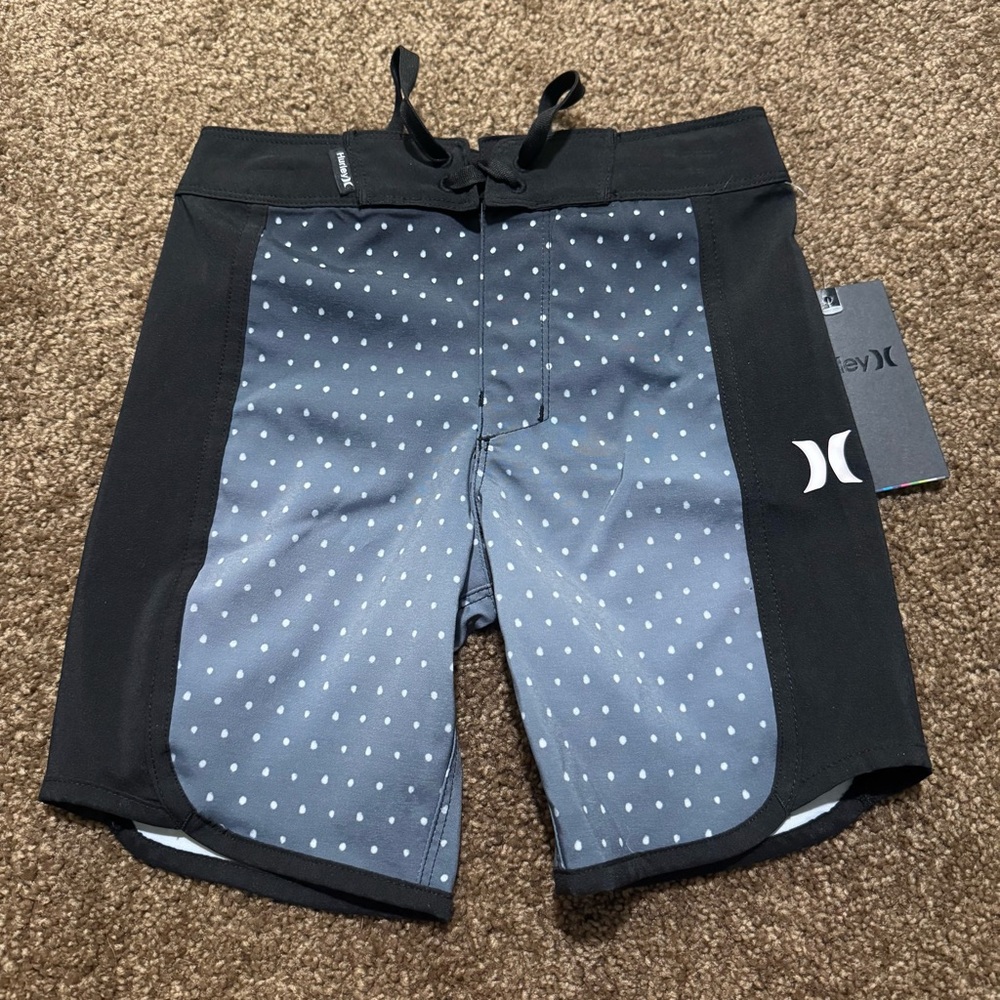 Hurley Kids Black and Gray Shorts